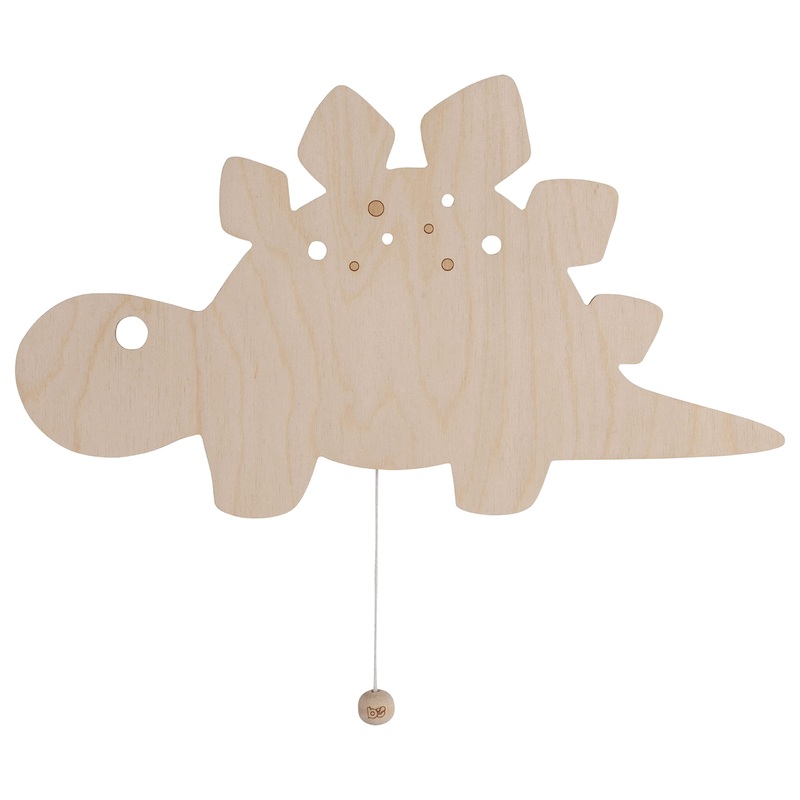 Bo Baby’s ONLY – Baby wall lamp – Dino – wall lamp for baby room – night lamp with battery for children’s room – FSC quality mark wood lamp – 25000 fuel hours – wall lamp