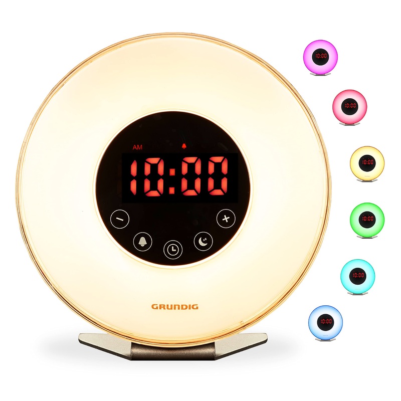 Grundig radio alarm clock light alarm clock plastic multi-coloured Media