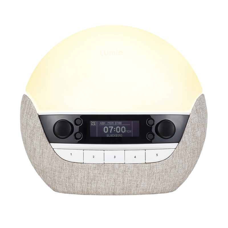 Lumie Bodyclock Luxe 700FM – Light alarm clock FM radio Bluetooth speaker & low blue light for bedtime