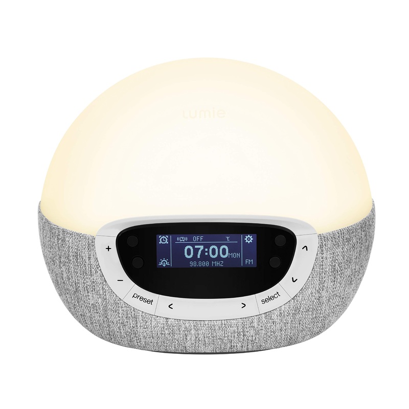 Lumie Bodyclock Shine 300 – light alarm clock with radio 15 sounds and sunset to help you fall asleep