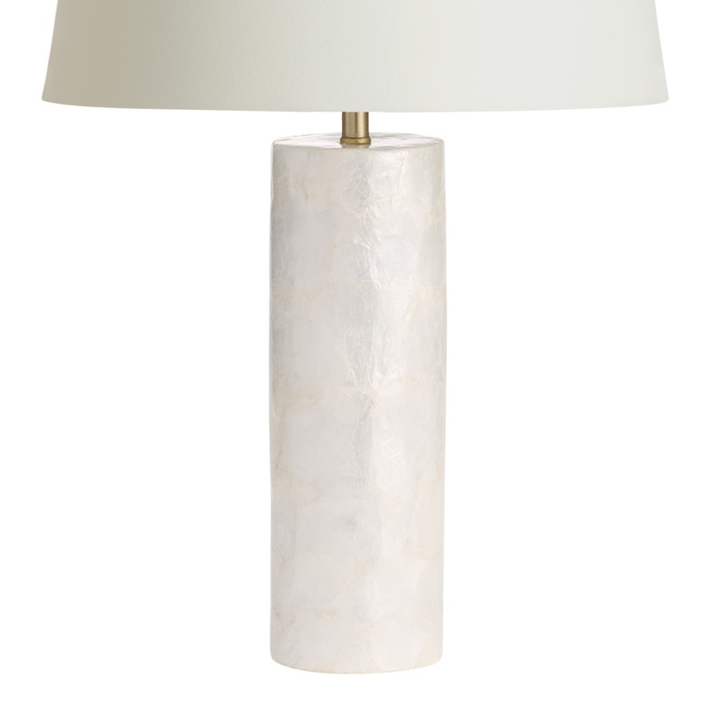 Natural Capiz Cylinder Table Lamp Base