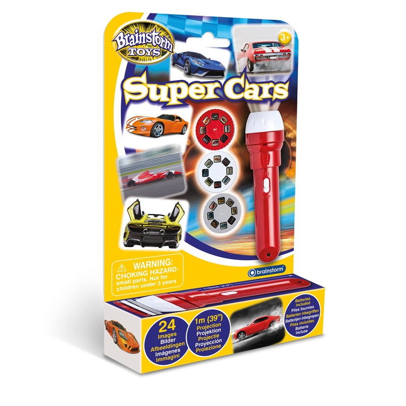 Brainstorm Toys Super Cars Torch and Projector