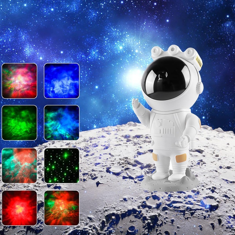 Galaxy Projector Astronaut Star Projector Starry Night Light with Nebula Timer and Remote Control Bedroom Decor Aesthetics and Ceiling Projector Christmas Birthday Gifts