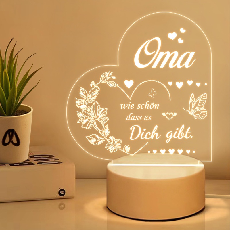 Gift Gifts for Grandma – Night Light Meaningful Gifts for Grandma Birthday Gift Christmas Day Mother’s Day Gift for Grandma