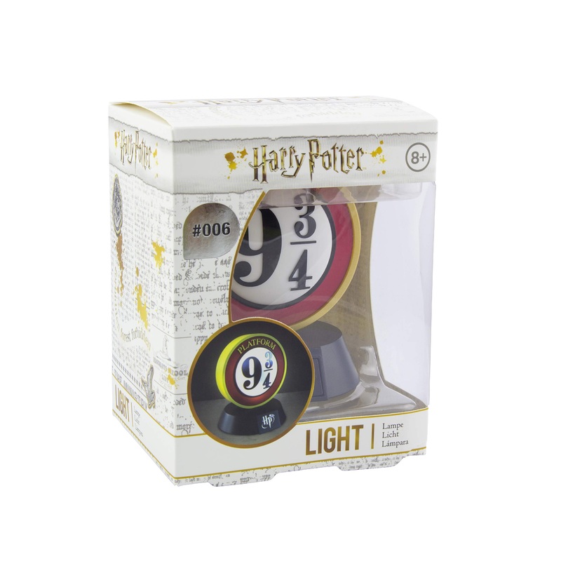 Harry Potter 3D lamp Icon Light Platform 9 3/4 black/white/red printed made of plastic in gift packaging.