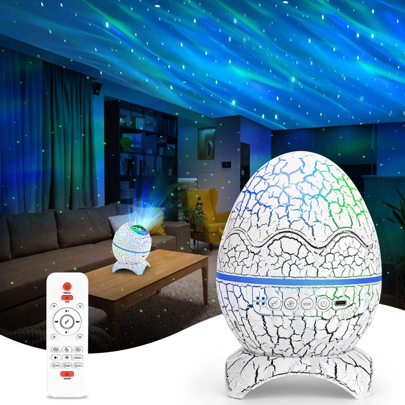 LED starry sky Projector Galaxy Planetarium with remote control night light Northern Light with Bluetooth speakers aurora effects white noise and stars for children adult decorations
