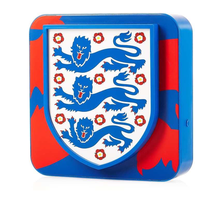 Numskull England National Football Team 3D Lamp Wall Light – Ambient Lighting Accessory for Bedroom Home Study Office Work – Official England Football Merchandise 3D England Fa