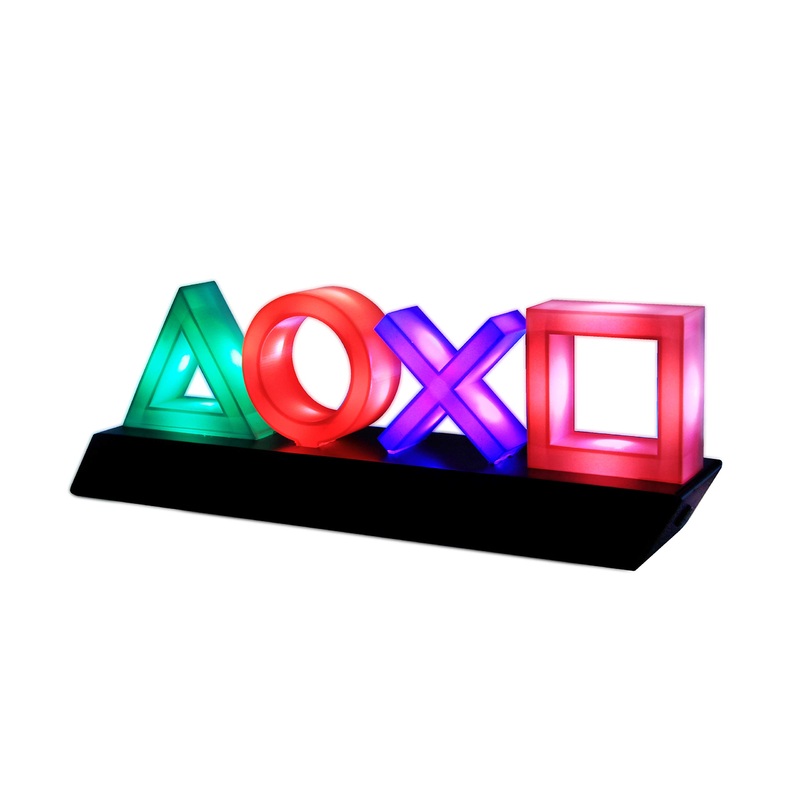 Paladone Playstation Icons Light with 3 light modes – Music-reactive game room lighting 31 x 7 x 11 cm Single