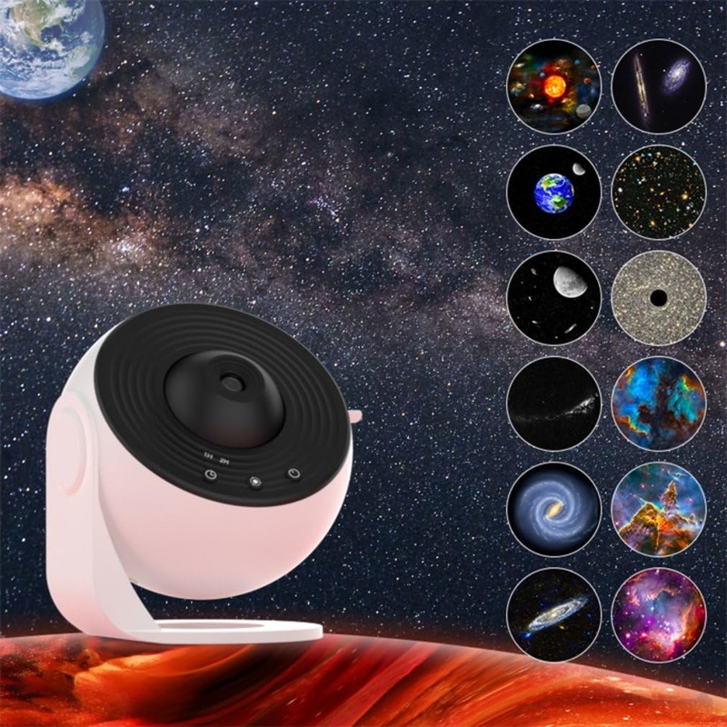 Planetarium Sternen sky Projector Cluhertvy Projector Lamp Sternen Home with 12 films starry sky night projector lamp moon night light for children adult ceiling bedroom party