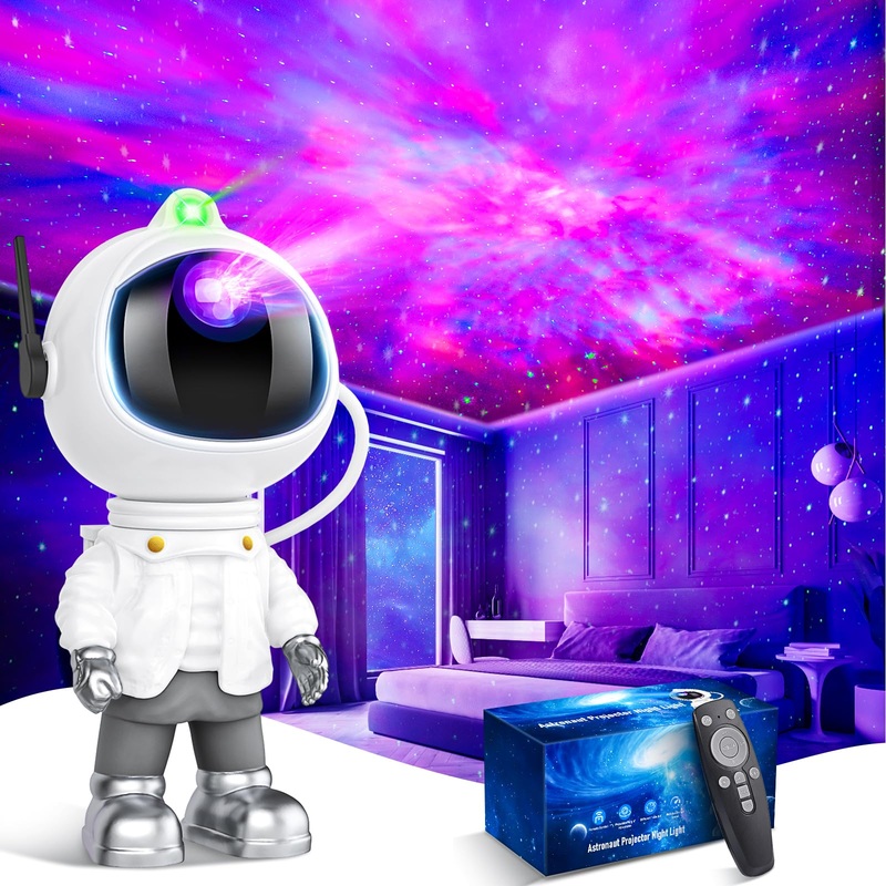Sternen sky Projector Astronaut Galaxy Projector – LED STARE LEITION Lamp Sternen projector Nachlicht Star Galaxy Sternlicht projector Stern heavenly light projector for children adults