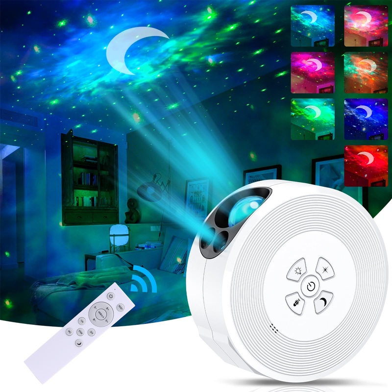 Vuenicee starry sky projector Galaxy Projector 360 Rotation night light starry sky with remote control and timer light projector 3D LED projector for children adults