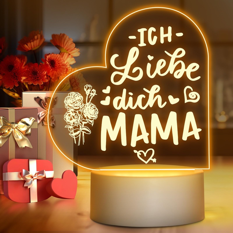 Winzwon mom gift gifts for mom birthday present for mom mother’s day gift personalized decoration night light Thanksgiving festival gift Christmas gifts mother’s day gifts for mom Mama-1