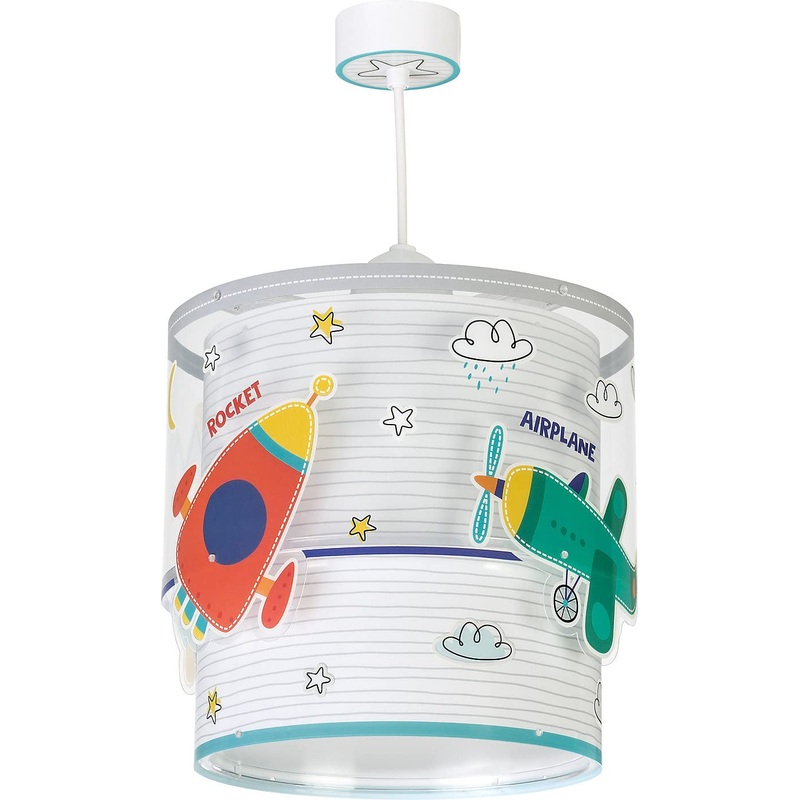 Dalber lamp children’s room children’s lamp pendant lamp ceiling lamp children ceiling lamp children’s room baby travel cars and planes colorful 61682 E27
