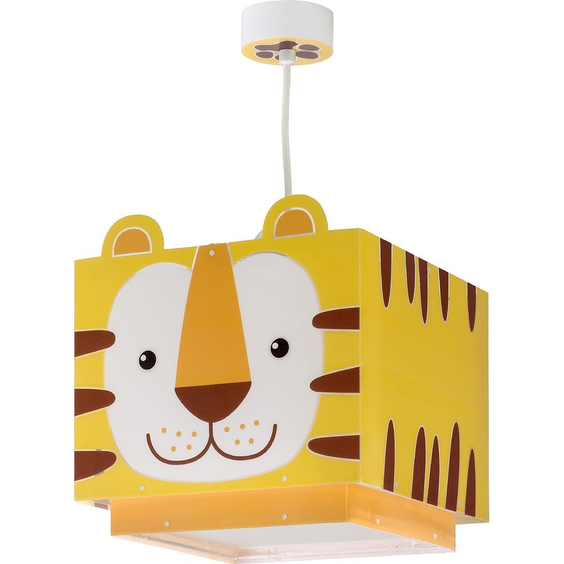 Dalber lamp children’s room children’s lamp pendant lamp ceiling lamp children ceiling lamp children’s room Little Tiger animals yellow 64562 E27