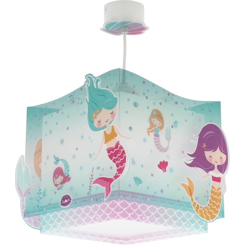 Dalber lamp children’s room children’s lamp pendant lamp ceiling lamp children ceiling lamp children’s room mermaids mermaid ceiling lamp children’s room 63442 E27