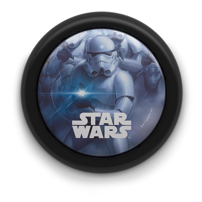 Philips 7192430P0 Disney on/from night light Star Wars 5 lm plastic 0.1 W integrated black 9.8 x 12.4 x 16.6 cm black night light