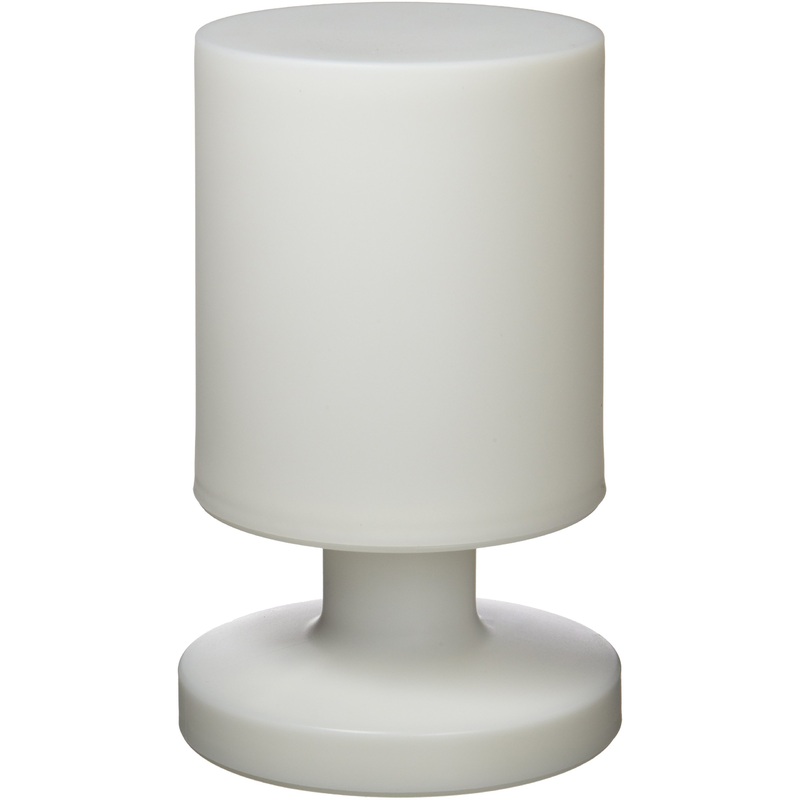 Reality Leuchten R57071101 A+ LED battery outdoor light acrylic 1.5 watts white 13.0 x 13.0 x 20.5 cm energy class A+ Lora