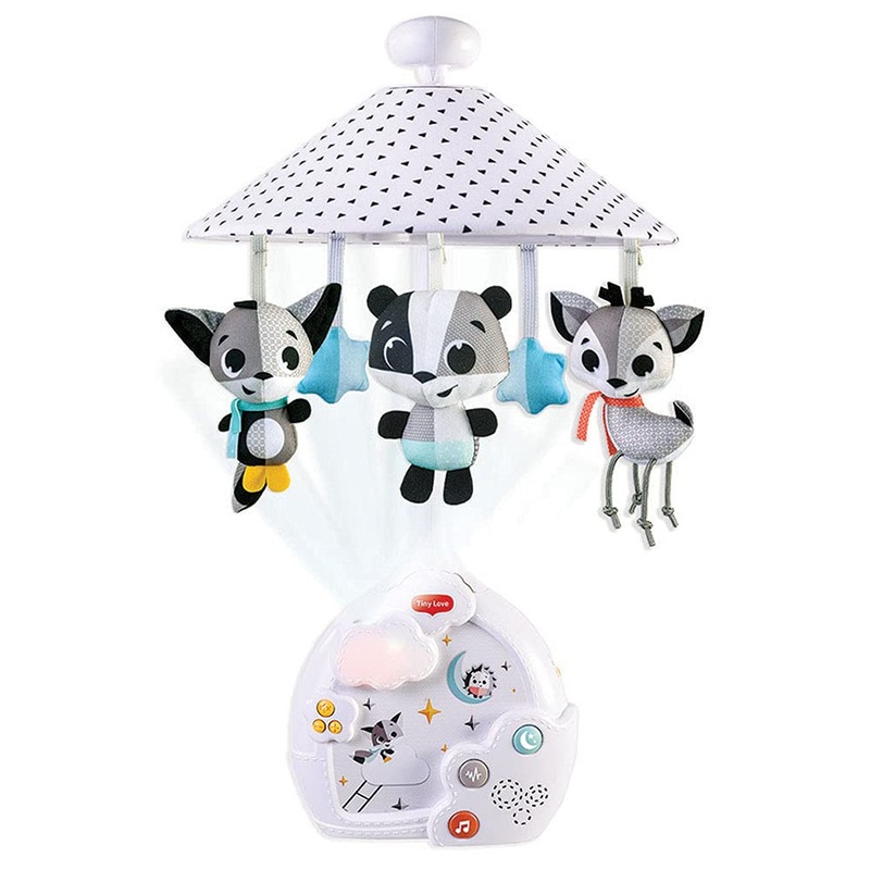 Tiny Love Magical Night 3-in-1 Projector Mobile Baby Projector Mobile Musical Mobile for Bed with Soothing Night Lights 9 Melodies 0 M + Magical Tales