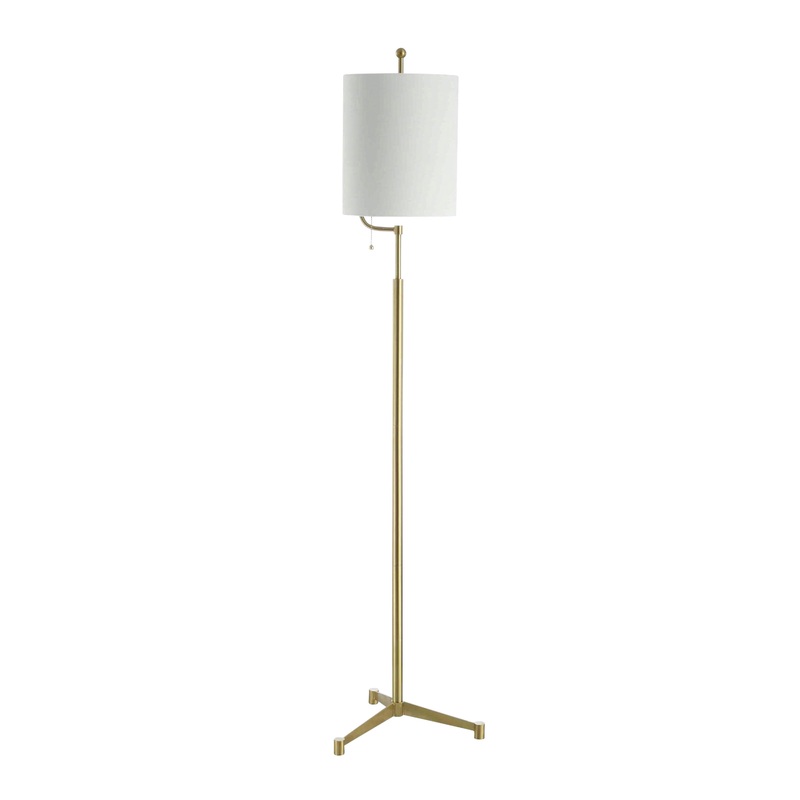 Ezekiel Brass Floor Lamp