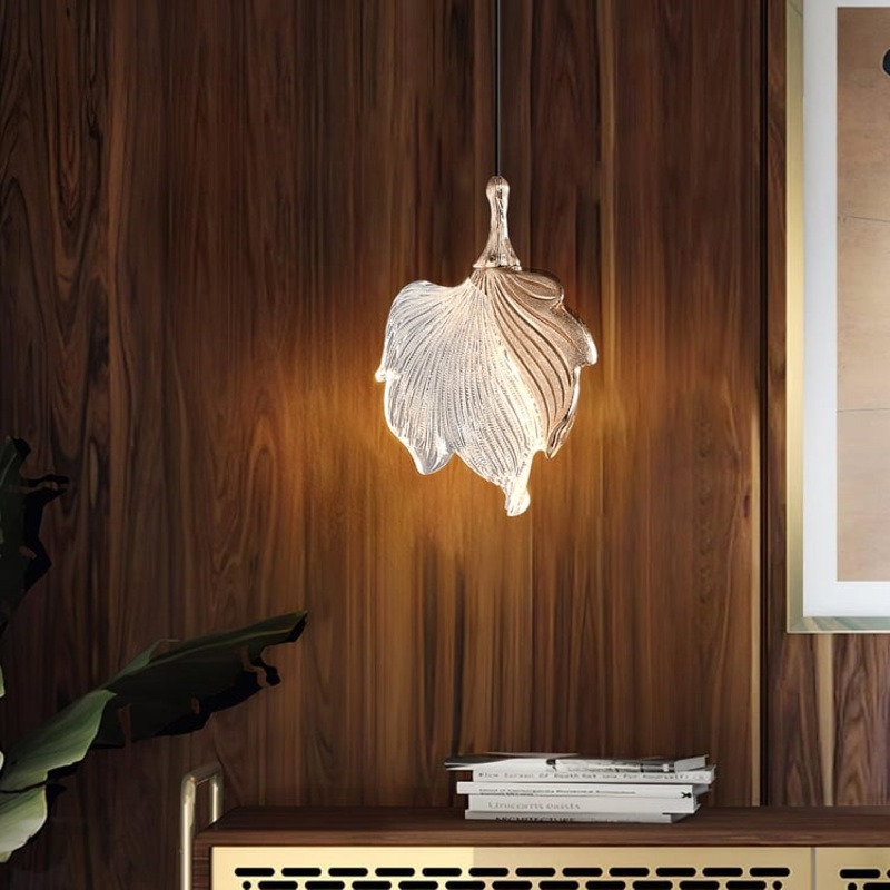 Gold Dimmable 3-Color Acrylic LED Chandelier Pendant Light