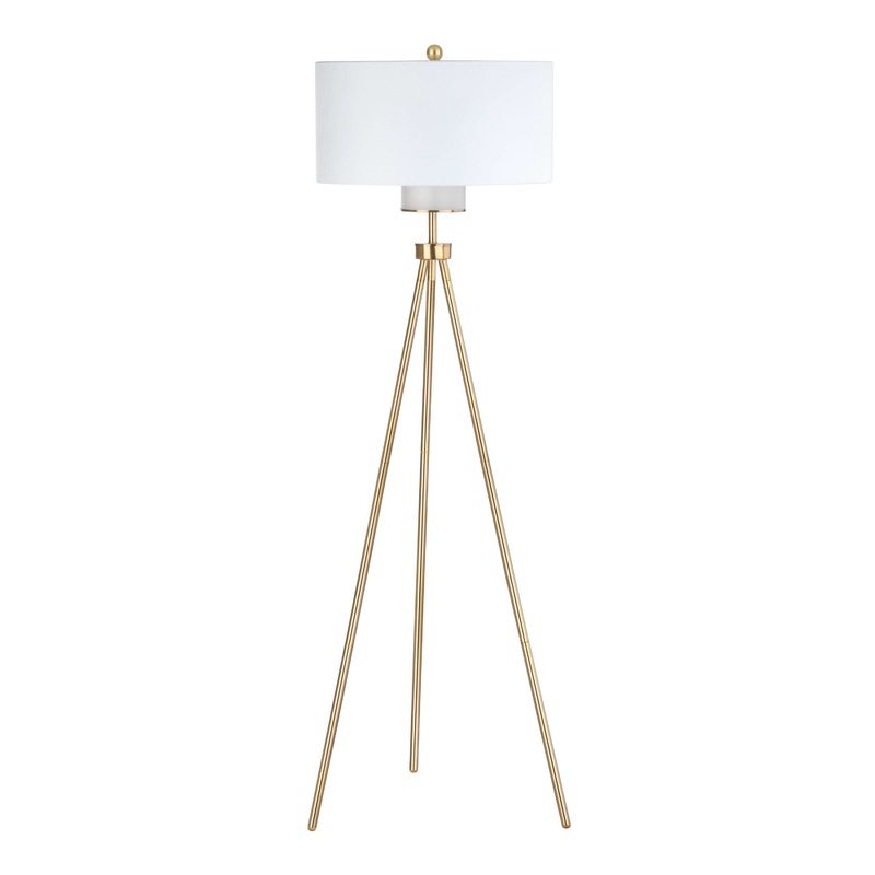 Morgan Gold Tripod Floor Lamp