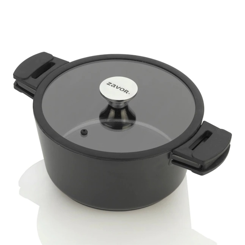 ZAVOR  2-Piece Noir 9.87-in Ceramic Cooking Pan with Lid