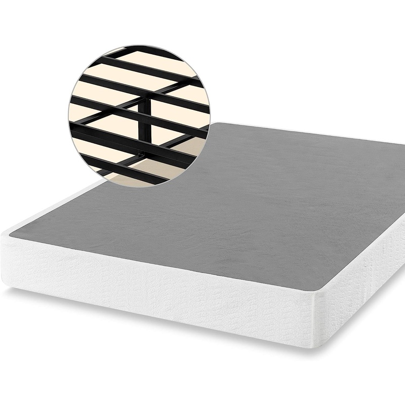 Zinus 9 Inch Metal Smart Box Spring / Mattress Foundation / Strong Metal Frame / Easy Assembly, King