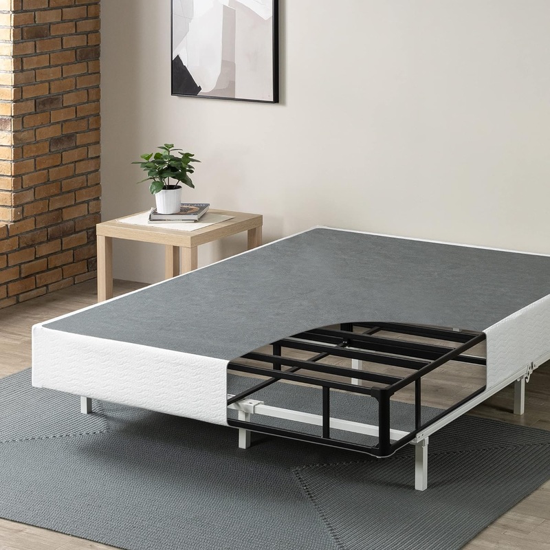 ZINUS 9 Inch Metal Smart Box Spring with Quick Assembly, Mattress Foundation, Strong Metal Frame, Easy Assembly, California King