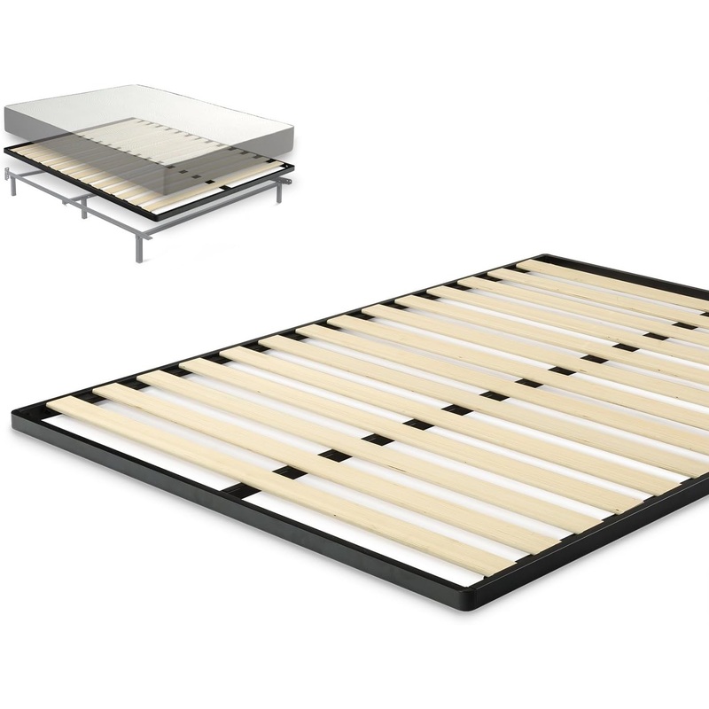 ZINUS Deepak Easy Assembly Wood Slat 1.6 Inch Bunkie Board, Bed Slat Replacement, King