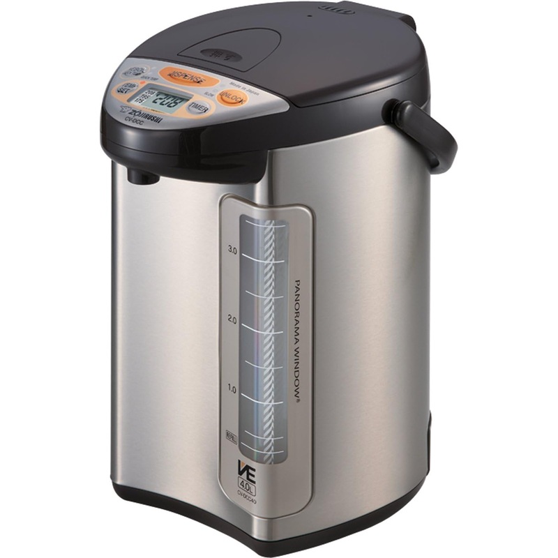 Zojirushi 586361-CV-DCC40XT America Corporation Ve Hybrid Water Boiler And Warmer, 4-Liter, Stainless Dark Brown