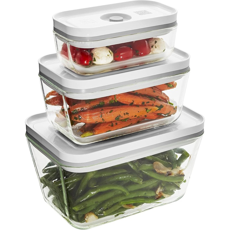 ZWILLING Fresh & Save 3-pc Glass Food Storage, Meal Prep Container, Assorted Sizes