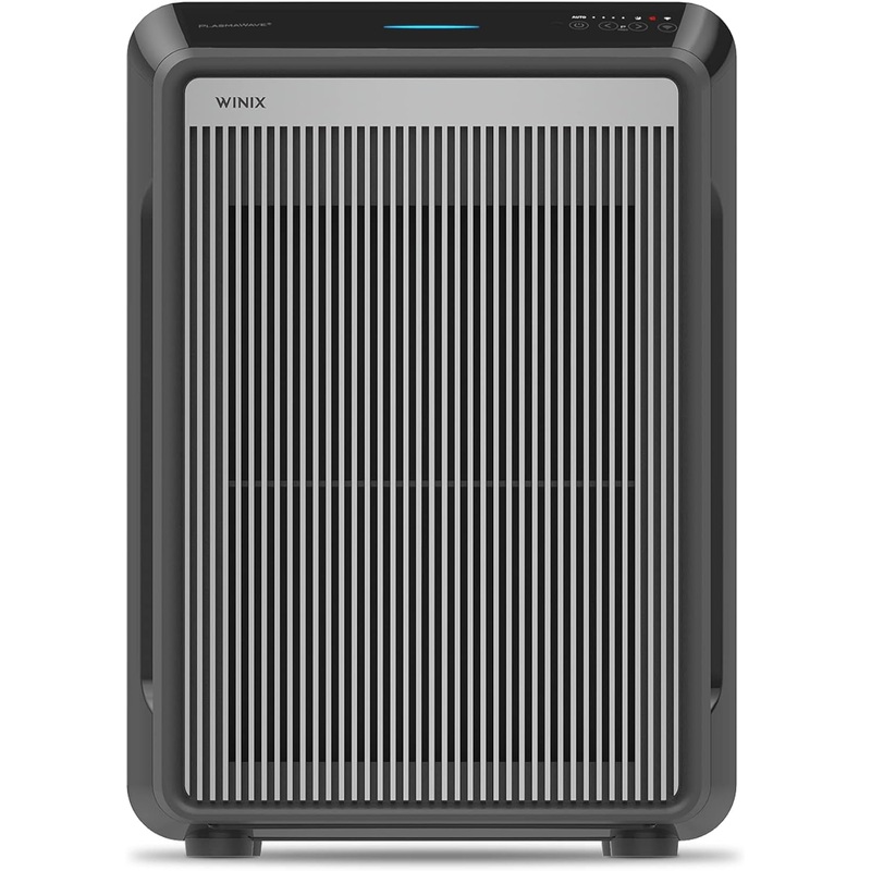 Winix 9800 4-Stage True Hepa Air Purifier with WiFi and PlasmaWave, 500 Sq Ft,Black,Large