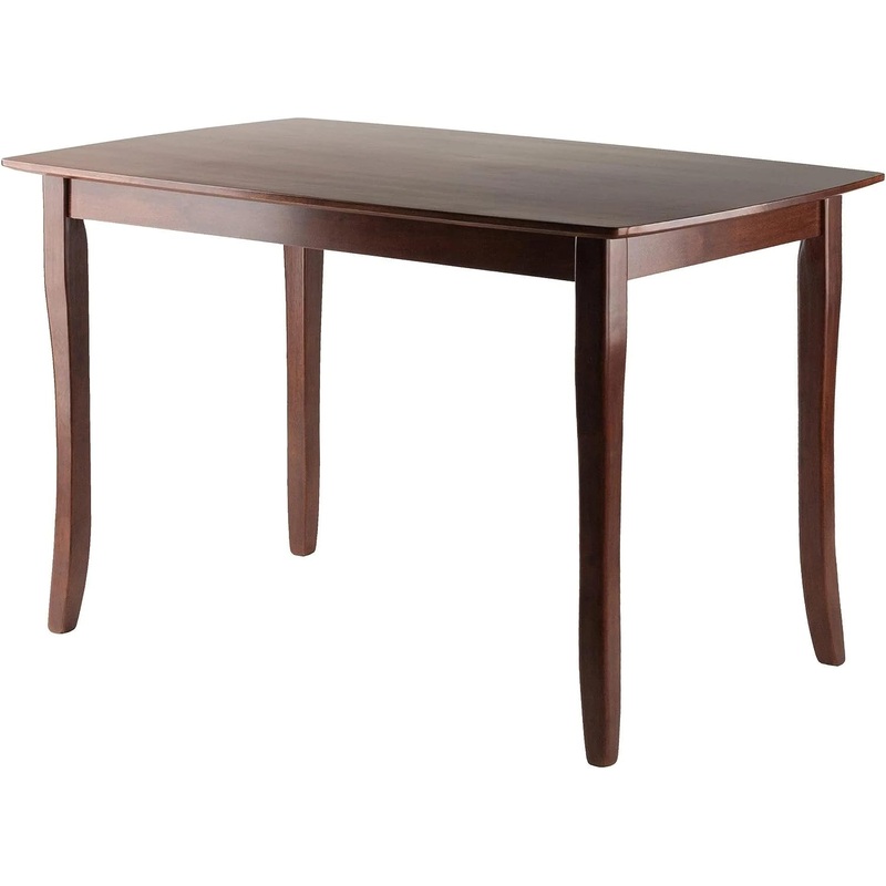 Winsome Inglewood Dining Table, Walnut, 47.2429.5329.13