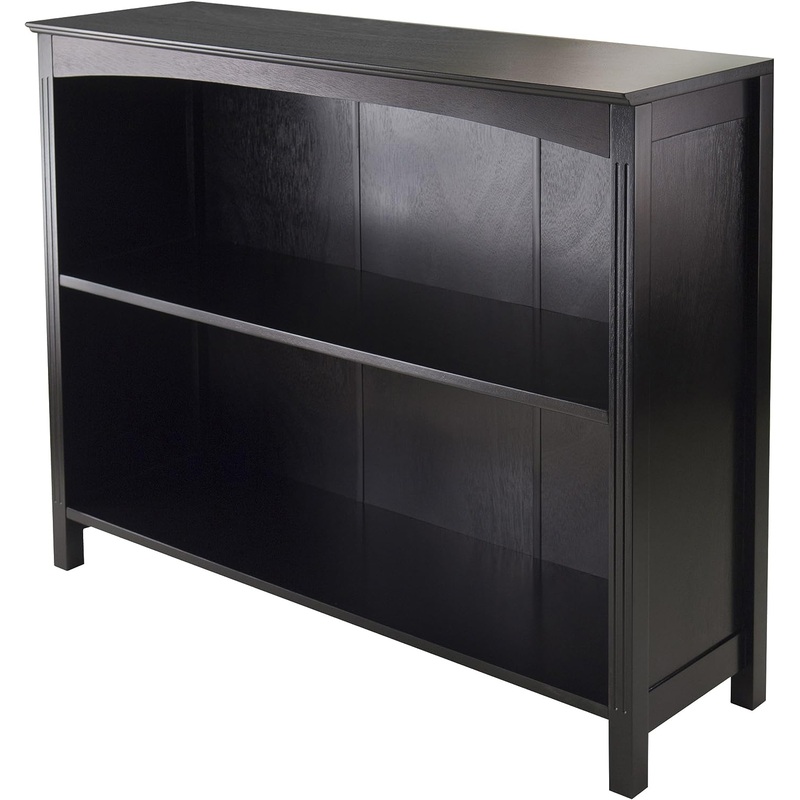 Winsome Terrace Storage Shelf 3-Tier Wide in Espresso, 37-Inch