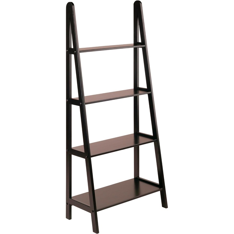 Winsome Wood 4-Tier A-Frame Shelf, Dark Espresso