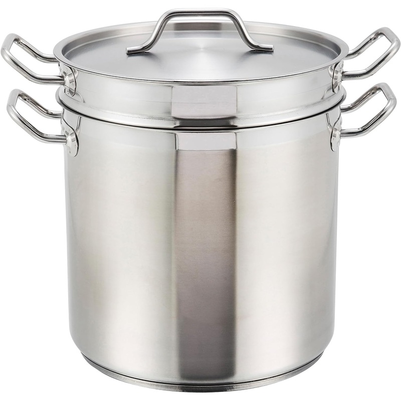 Winware Stainless DoubleBoiler, 16 Quart, stainless steel