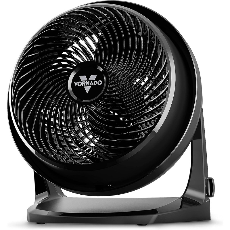Vornado 62 Whole Room Air Circulator Fan with 3 Speeds, Black