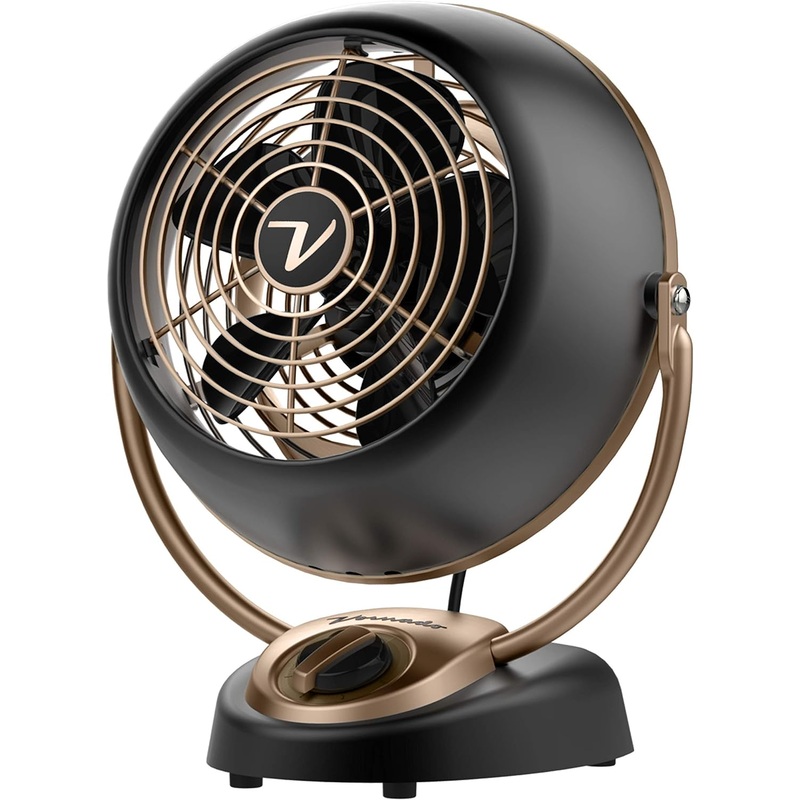 Vornado VFAN Petite Alchemy Vintage Fan, Gunmetal (CR1-0279-102)