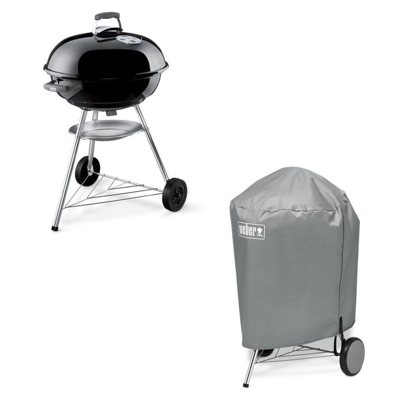 Weber 1500668 Jumbo Joe Premium 22 in. Charcoal Grill in Black with Grill Cover
