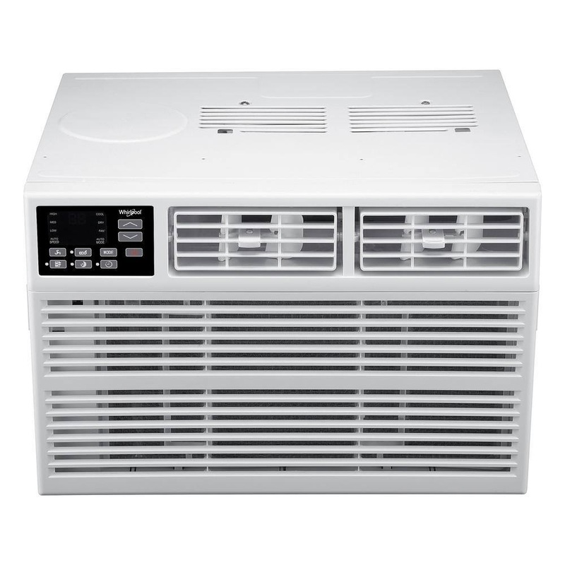 Whirlpool WHAW101CW Energy Star 10,000 BTU 115-Volt Window-Mounted Air Conditioner w/ Remote Control, AC for Rooms up to 450 sq. ft., Timer