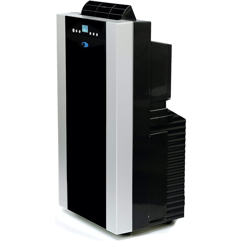 Whynter ARC-14S 14,000 BTU (9,500 SACC) Dual Hose Portable Air Conditioner with Dehumidifier and Fan for Rooms Up to 500 Square Feet, Includes Storage Bag, Platinum/Black, AC Unit Only