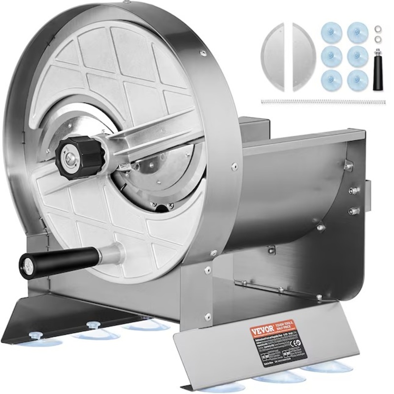 VEVOR Vegetable Fruit Slicer Commercial/Residential Food Slicer with Thickness Control (0-0.5 In Adjustable)
