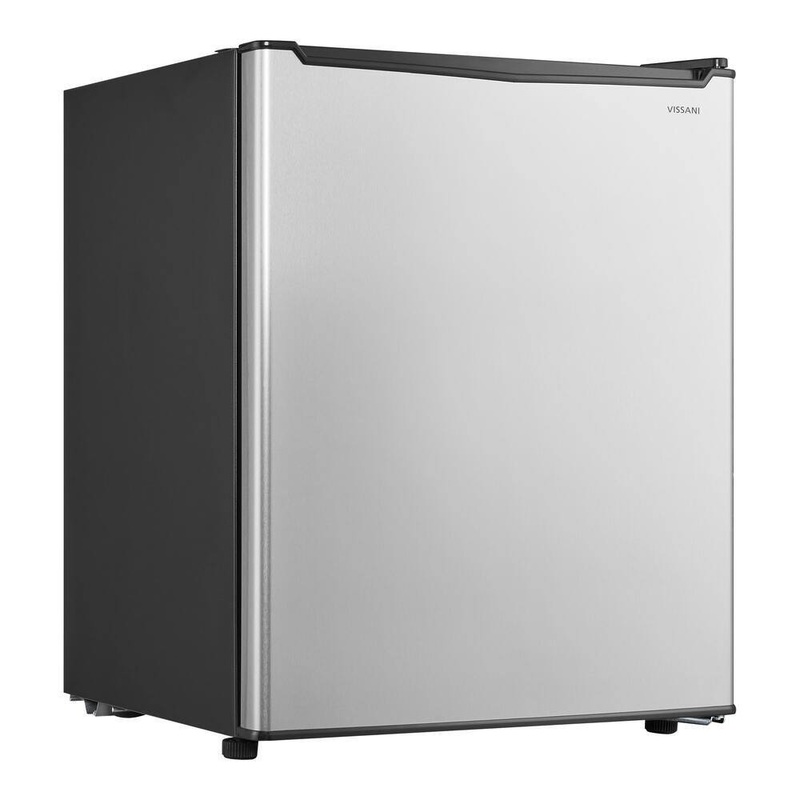Vissani HVAR26GSE 2.6 cu. ft. Mini Refrigerator in Stainless Steel, ENERGY STAR