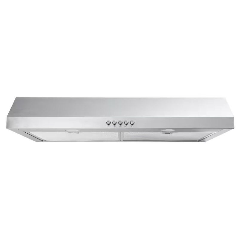 Vissani QR254S Caprelo 30 in. 320 CFM Convertible Under Cabinet Range Hood in Stainless Steel with LED Lighting and Charcoal Filter