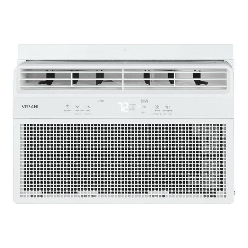 Vissani VW6024R 6,000 BTU 115-Volt Window Air Conditioner for 250 sq. ft. Rooms with Remote in White