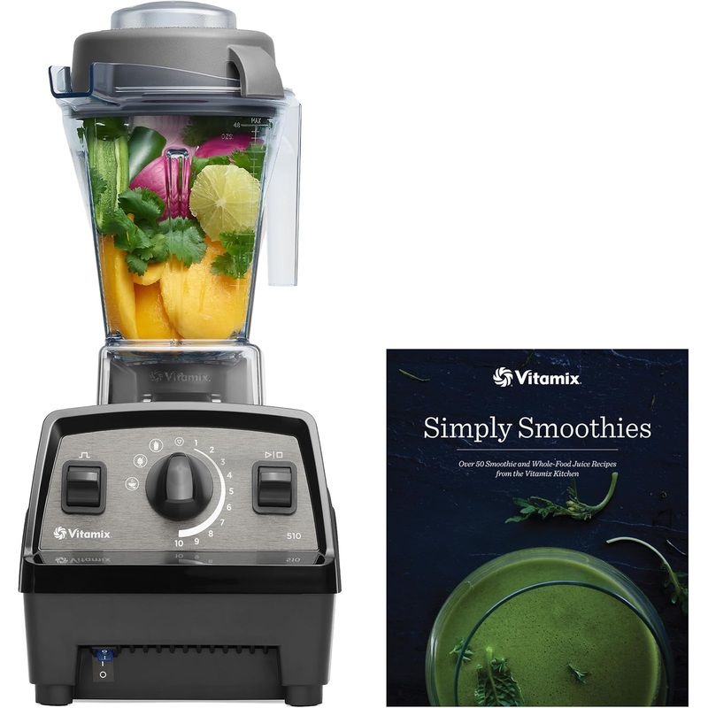 Vitamix Propel 510 Blender with Simply Smoothies Cookbook, 3 Preset Blending Programs, Professional-Grade, 48-oz Container, Black