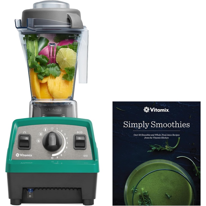 Vitamix Propel 510 Blender with Simply Smoothies Cookbook, 3 Preset Blending Programs, Professional-Grade, 48-oz Container, Emerald