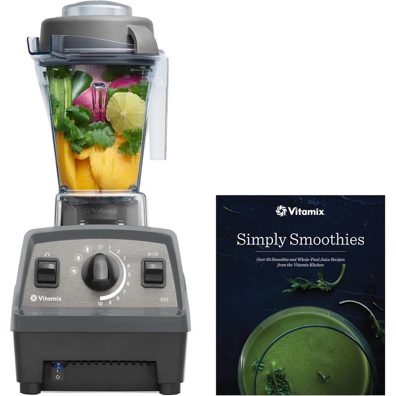 Vitamix Propel 510 Blender with Simply Smoothies Cookbook, 3 Preset Blending Programs, Professional-Grade, 48-oz Container, Slate