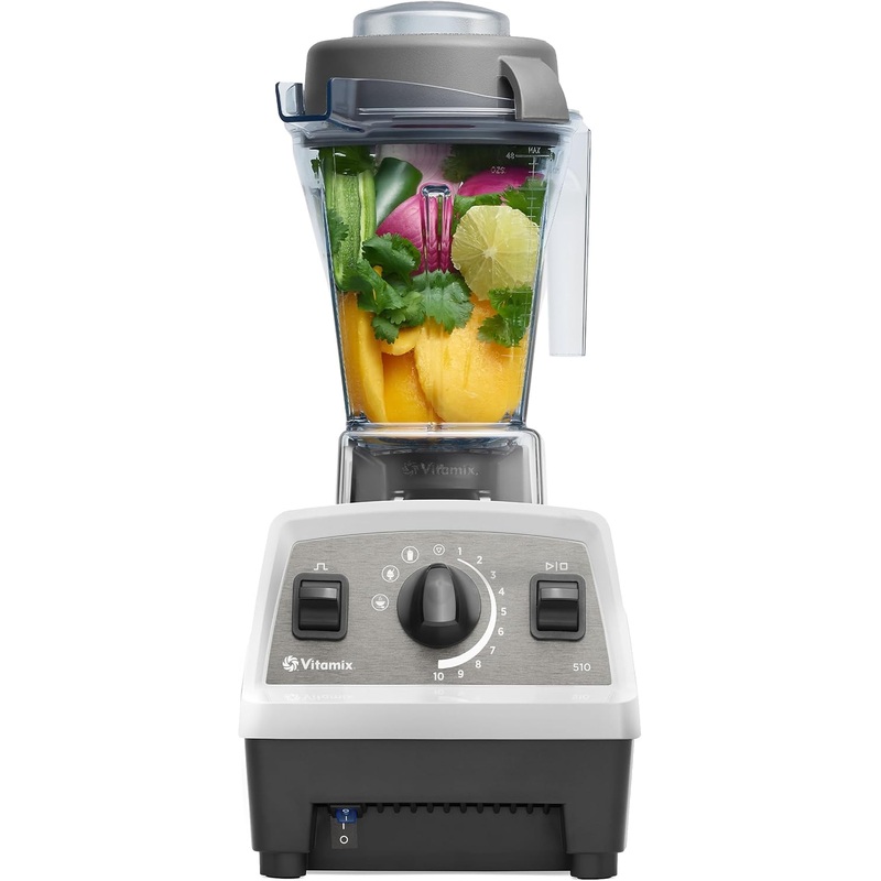 Vitamix Propel Series 510 Professional Grade Blender, 3 Presets: Smoothie, Frozen Dessert and Hot Soup, 48oz Pitcher, White