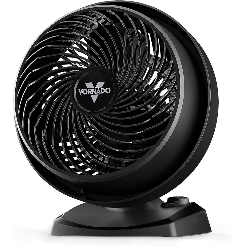 Vornado 52 Whole Room Air Circulator Fan with 3 Speeds, Black